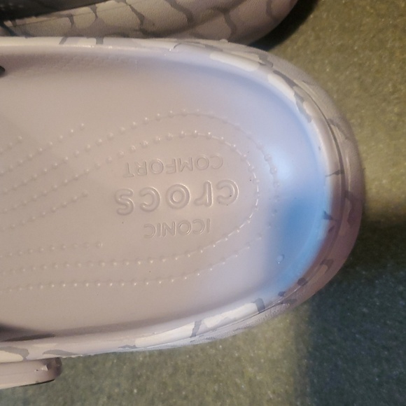 CROCS Mauve Mist/Violet Classic Sz 10 Platform Mules/Clogs Sandals NWOT - Picture 11 of 11